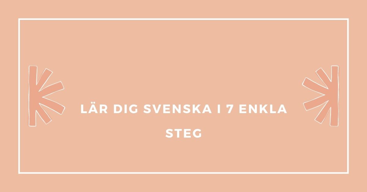 lära sig svenska