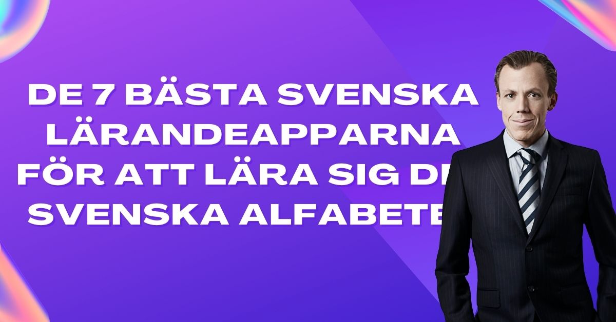 lära sig alfabetet svenska