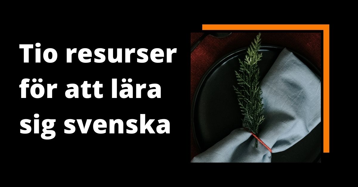 lära sig svenska