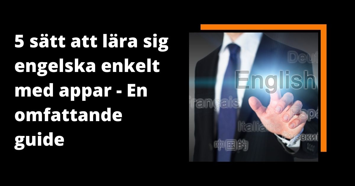 Bästa appen för att lära sig engelska